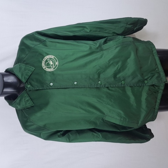 Y2k Georgia Master Gardener embroidered linned green LG coaches snap up jacket - Picture 3 of 5